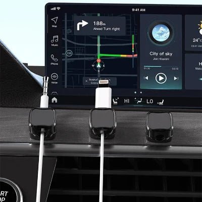 Range cables - MagneticCableOrganizer™ - Noir - Mon Bureau Rangé