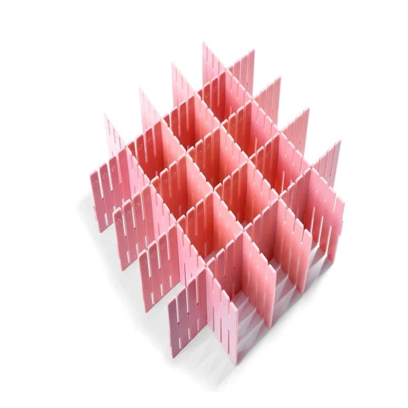 Séparateur de Tiroir - AdjustableDivider™ - Rose - Mon Bureau Rangé