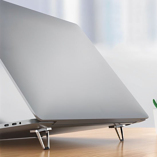 Support ordinateur portable donne une position plus ergonomique