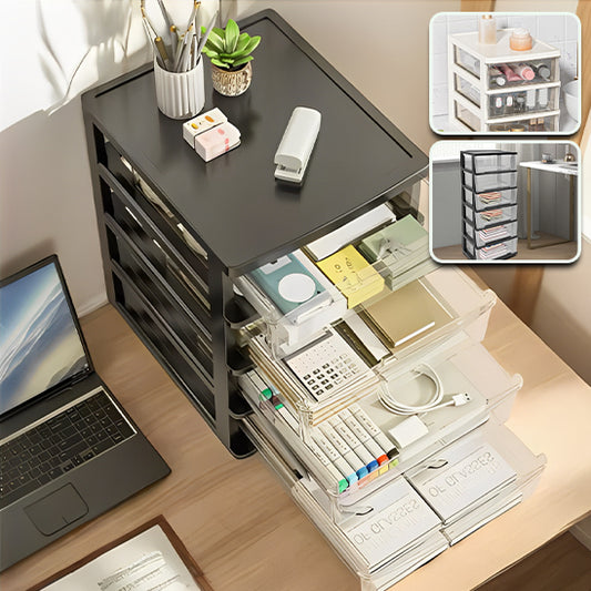 organisateur bureau empiler noir bureau