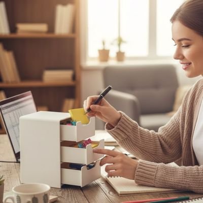 Organisateur bureau facile a monter