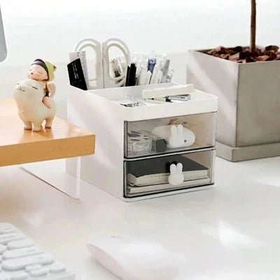 Organisateur Bureau - MultiFunctionalOrganizer™ - Blanc - Mon Bureau Rangé