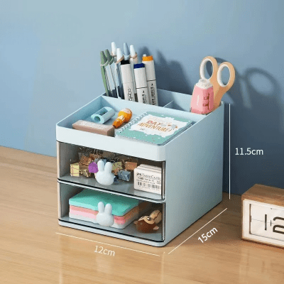 Organisateur Bureau - MultiFunctionalOrganizer™ - Bleu - Mon Bureau Rangé