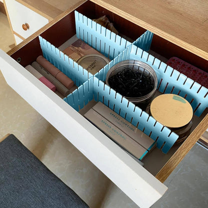 Séparateur de Tiroir - AdjustableDivider™ - Bleu - Mon Bureau Rangé