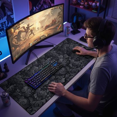 sous main bureau assez grands pour claviers et souris