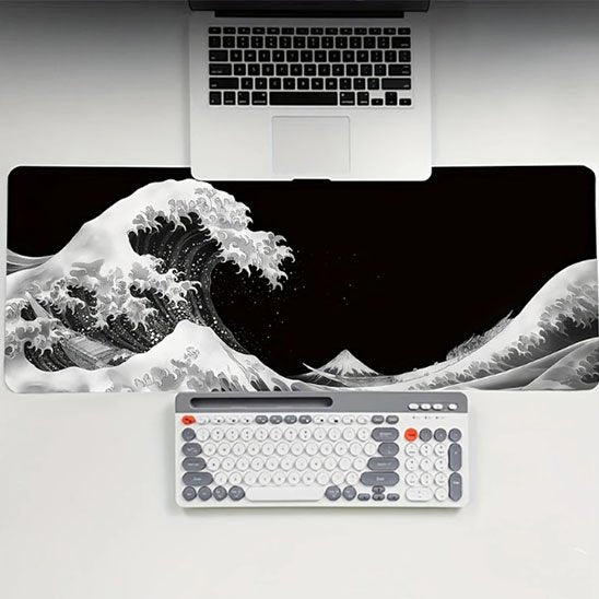 Sous main bureau contour cousu