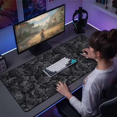 sous main bureau facile pour la souris