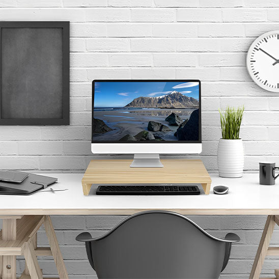 support ecran pc - rehaussepc - Mon Bureau Rangé