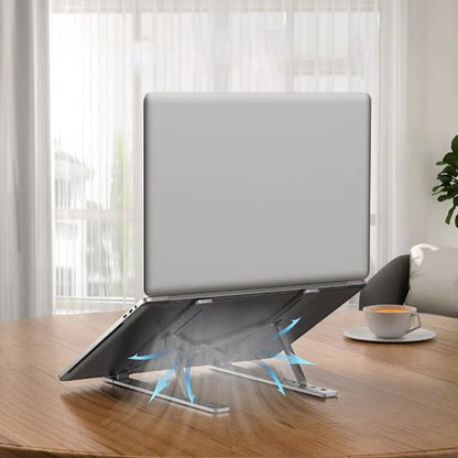 Support ordinateur portable avec espace pour ventilation