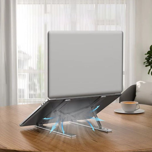 Support ordinateur portable avec espace pour ventilation