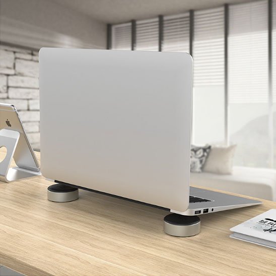 Support ordinateur portable installer sur un bureau