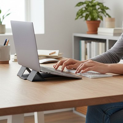 Support ordinateur portable laisse passer lair 