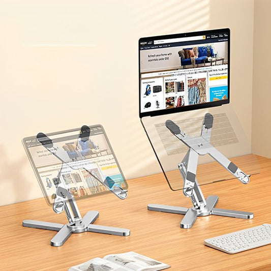 Support ordinateur portable tablette et portable sur support en x